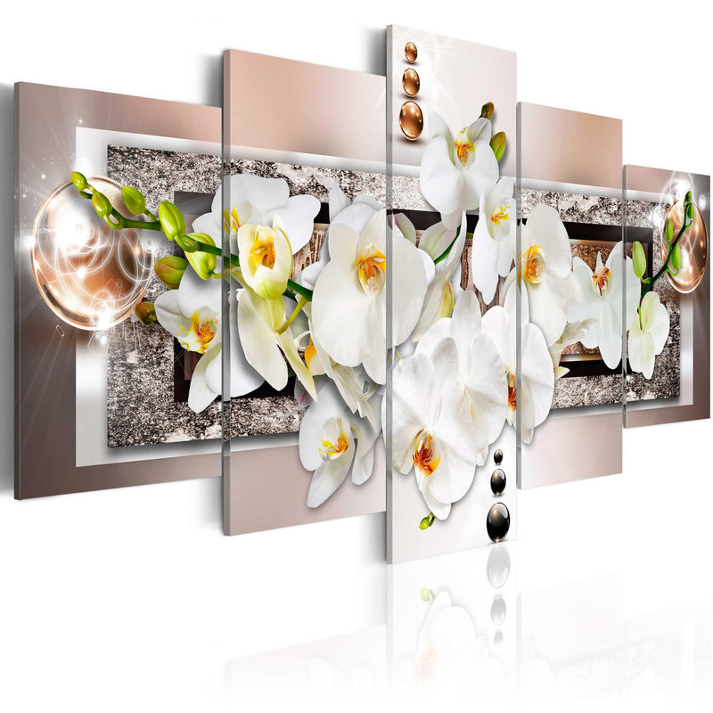Glezna - White abstract orchid Home Trends
