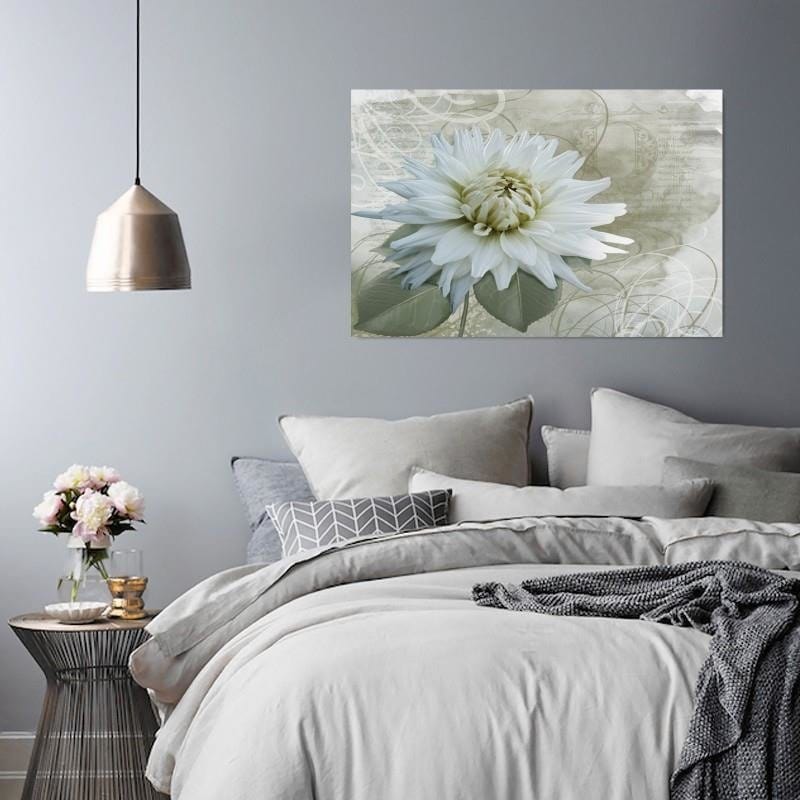 Kanva - White Flower  Home Trends DECO