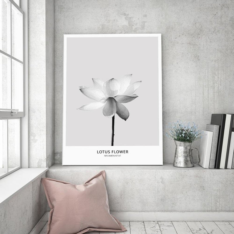 Kanva - White Lotus Flower  Home Trends DECO