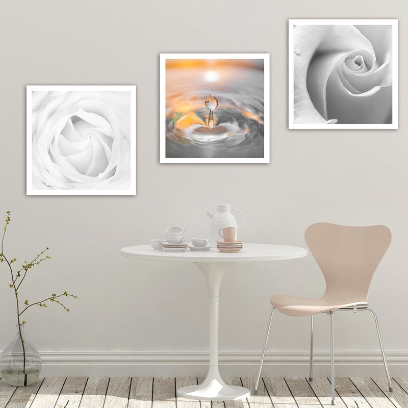 Kanva - White Rose 4  Home Trends DECO