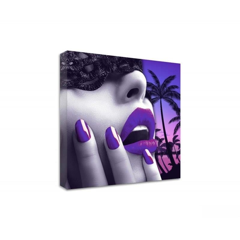 Kanva - Woman With Purple Makeup  Home Trends DECO