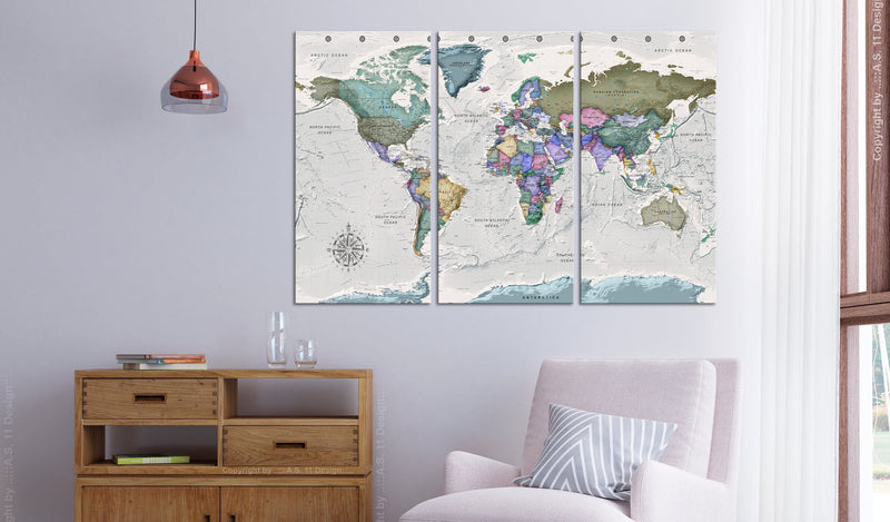 Glezna - World Destinations (3 Parts) Home Trends