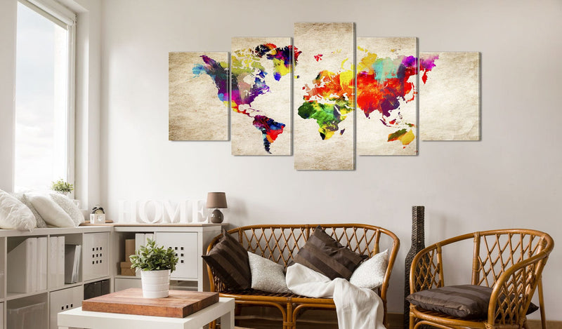 Glezna - World Map_ Abstract Fantasy Home Trends