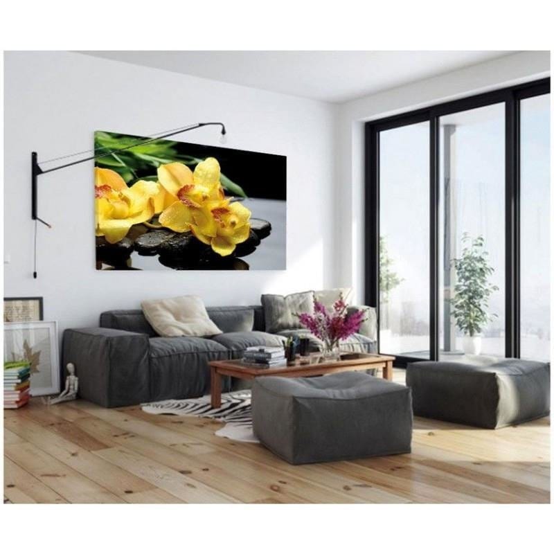 Kanva - Yellow Orchids  Home Trends DECO