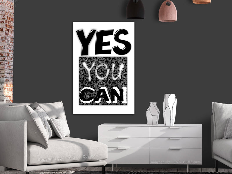 Glezna - Yes You Can (1 Part) Vertical Home Trends