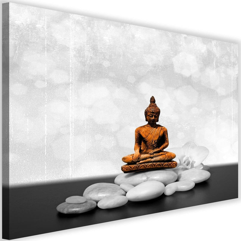 Kanva - Zen Buddha On The Rocks 1  Home Trends DECO