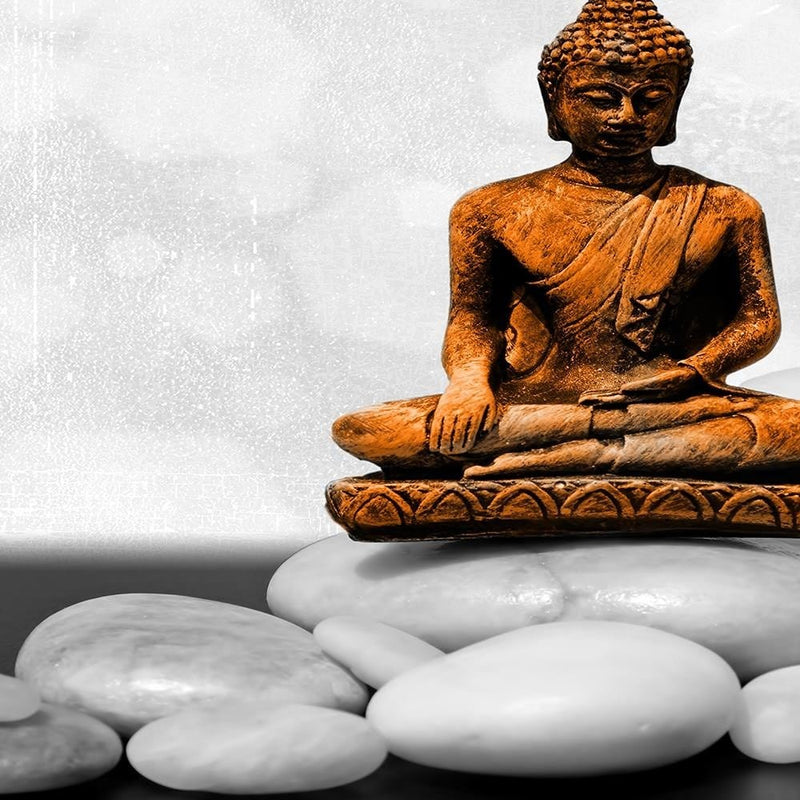 Kanva - Zen Buddha On The Rocks 1  Home Trends DECO