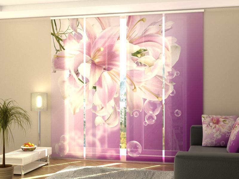 Paneļu aizkari (4 daļas) Curtains Aphrodite's Lilies Screen / 140 / 40 Home Trends