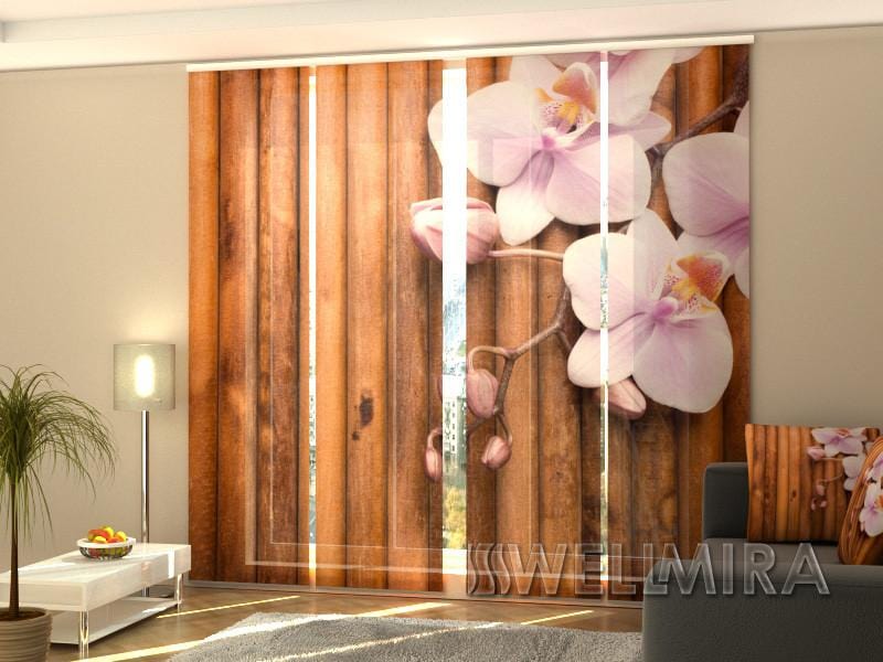 Paneļu aizkari (4 daļas) Curtains Dry Bamboo Home Trends