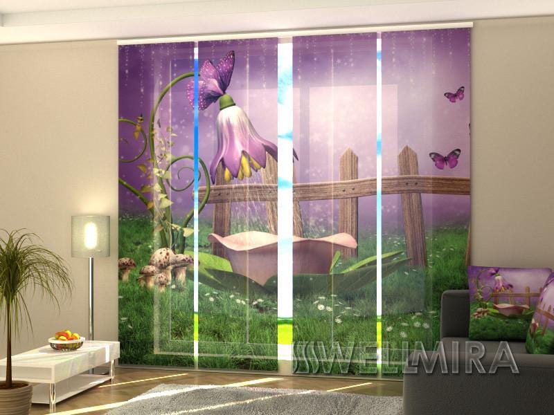 Paneļu aizkari (4 daļas) Curtains Fairy Shower Home Trends