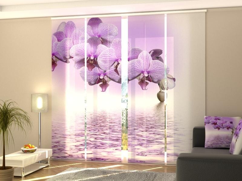 Paneļu aizkari (4 daļas) Curtains Lilac Beauty Screen / 140 / 40 Home Trends