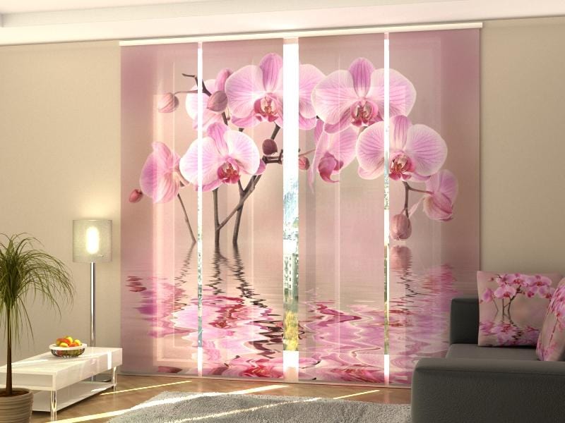 Paneļu aizkari (4 daļas) Curtains Lily Orchid Screen / 140 / 40 Home Trends