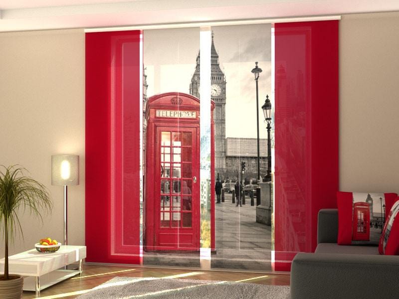 Paneļu aizkari (4 daļas) Curtains London 2 Home Trends