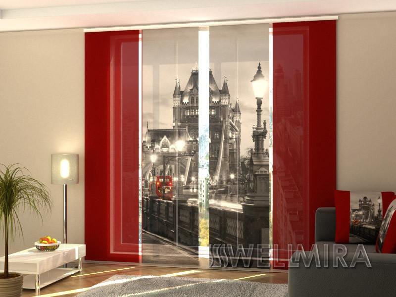 Paneļu aizkari (4 daļas) Curtains London Home Trends