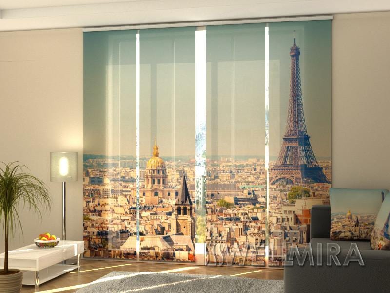 Paneļu aizkari (4 daļas) Curtains Morning in Paris Home Trends