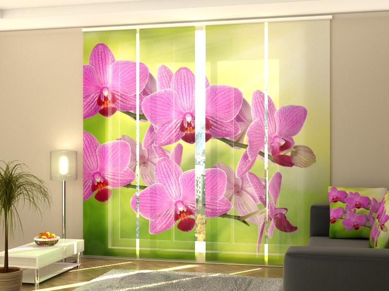 Paneļu aizkari (4 daļas) Curtains Orchid Romantic Screen / 140 / 40 Home Trends