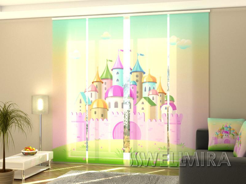 Paneļu aizkari (4 daļas) Curtains Pink Castle Home Trends