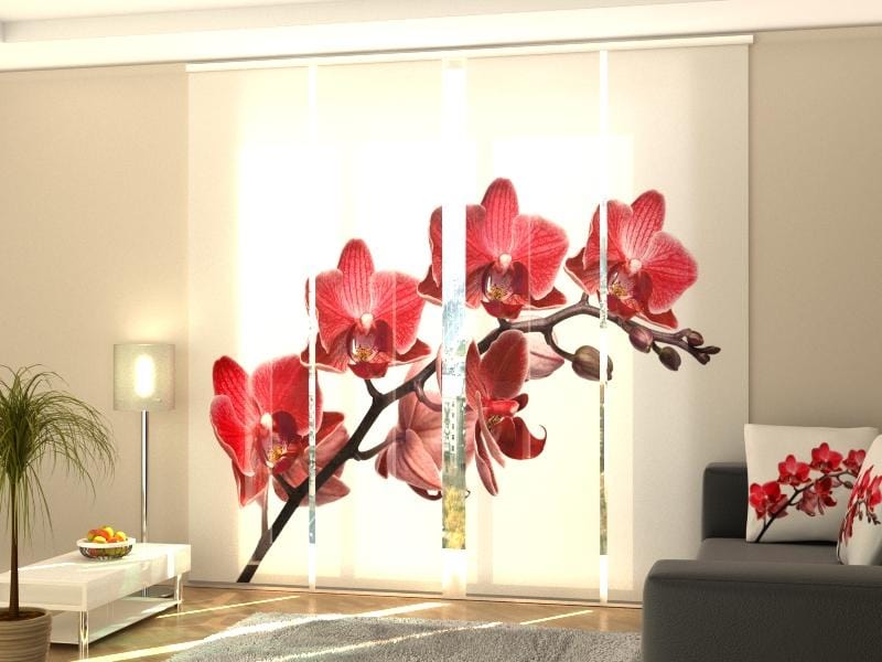 Paneļu aizkari (4 daļas) Curtains Queen of Orchids Screen / 140 / 40 Home Trends