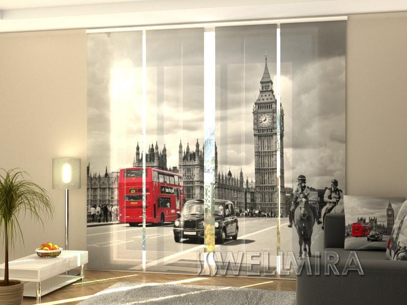 Paneļu aizkari (4 daļas) Curtains Retro London Home Trends