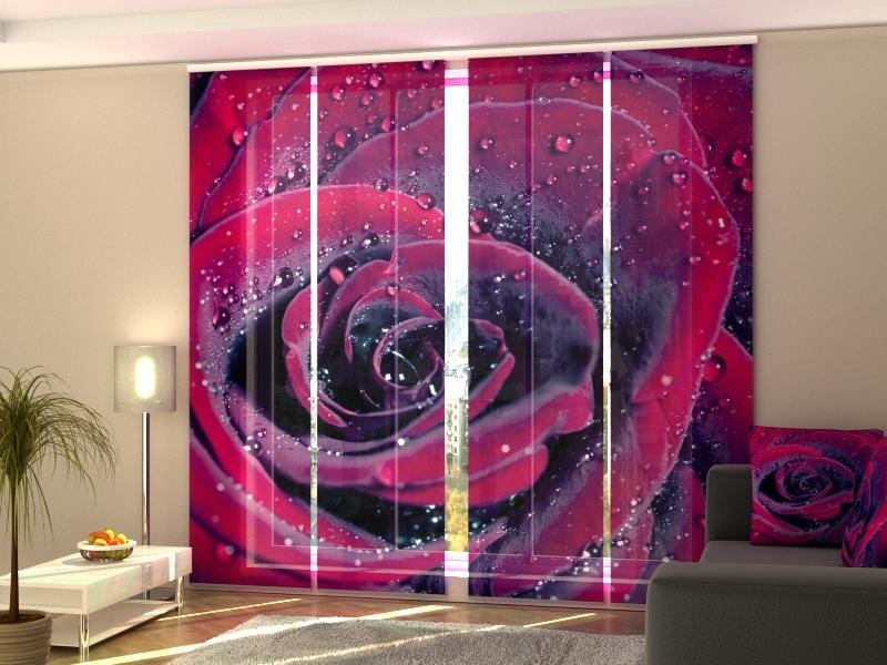 Paneļu aizkari (4 daļas) Curtains Rose of Love Screen / 140 / 40 Home Trends