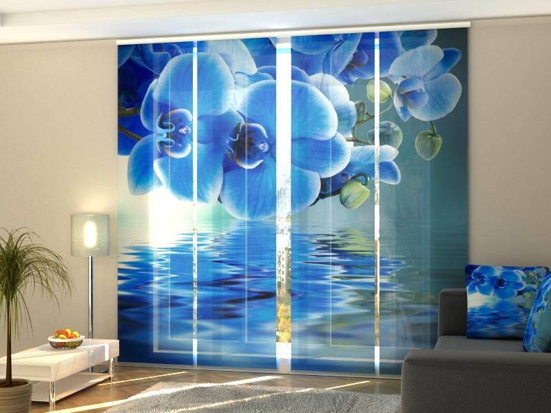 Paneļu aizkari (4 daļas) Curtains Sapphire Orchid Screen / 140 / 40 Home Trends