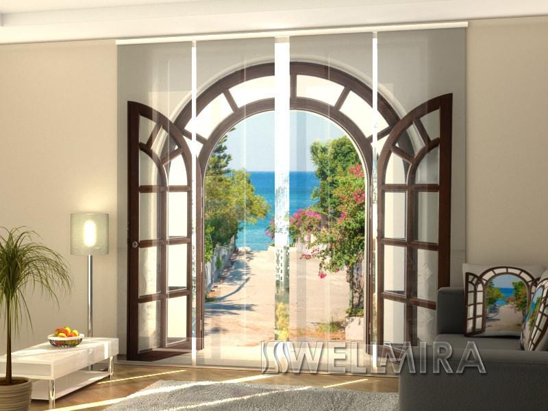 Paneļu aizkari (4 daļas) Curtains Sea Harmony Home Trends