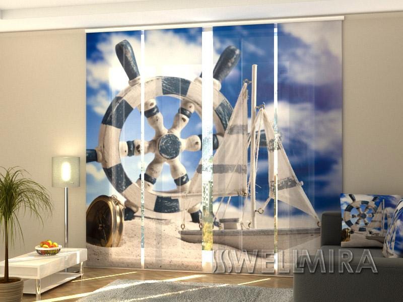 Paneļu aizkari (4 daļas) Curtains Sea Mood Home Trends