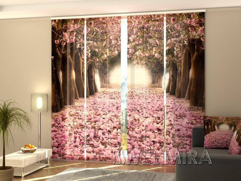 Paneļu aizkari (4 daļas) Curtains Spring Magnolias Home Trends