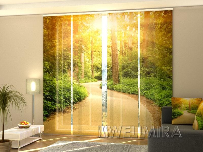 Paneļu aizkari (4 daļas) Curtains Sunny road Home Trends