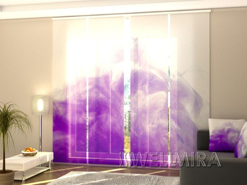 Paneļu aizkari (4 daļas) Curtains Violet cloud 2 Home Trends