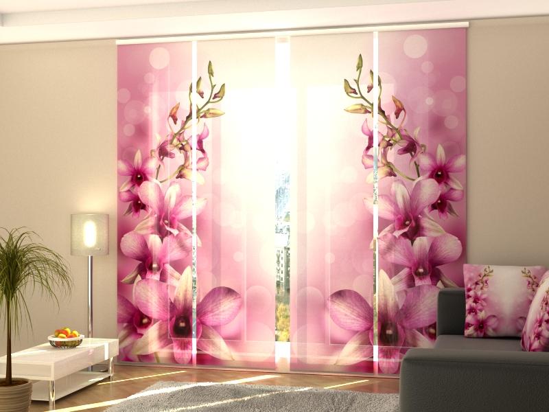 Paneļu aizkari (4 daļas) Vine Orchid Home Trends