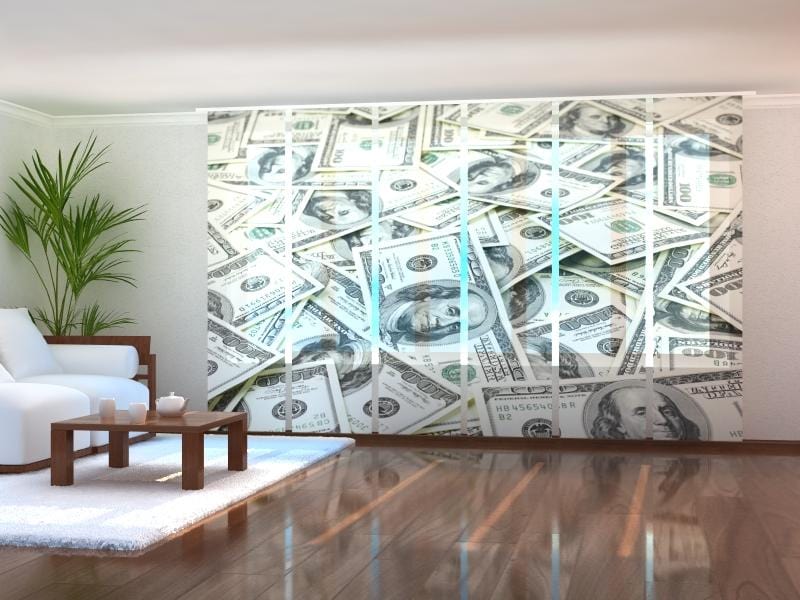 Paneļu aizkari (6 daļas) Dollars Home Trends