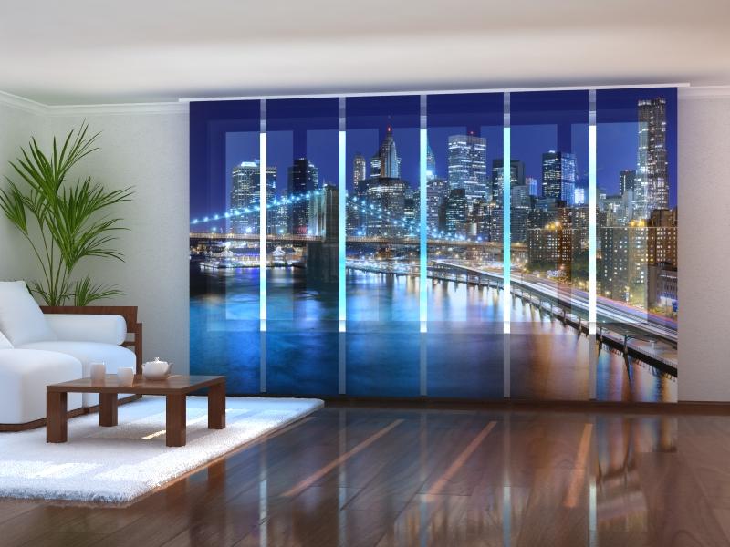 Paneļu aizkari (6 daļas) Manhattan Bridge Home Trends