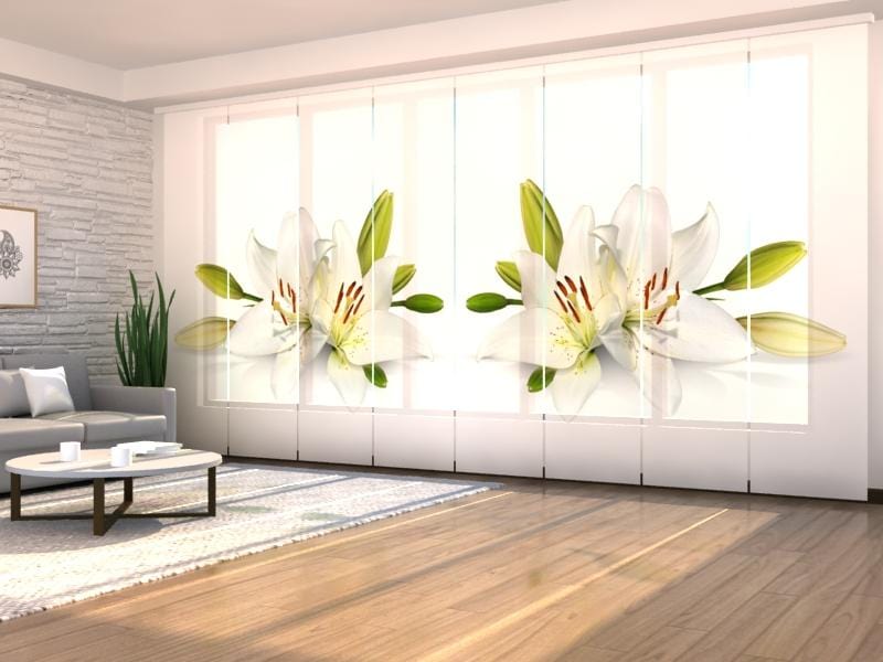 Paneļu aizkari (8 daļas) Crystal Lily Home Trends