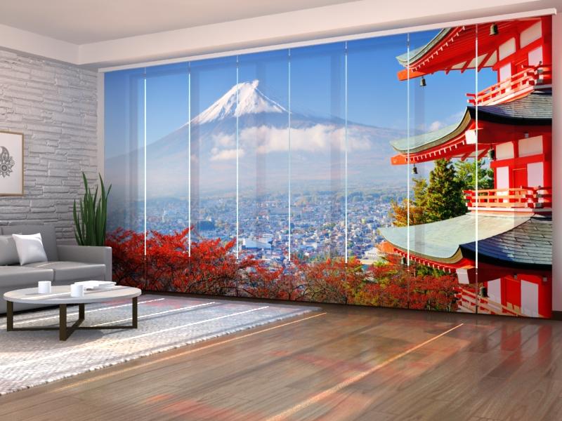 Paneļu aizkari (8 daļas) Fall colors in Japan Home Trends