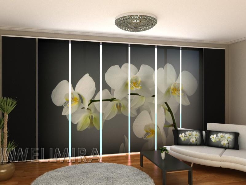 Paneļu aizkari (8 daļas) Song Orchids Home Trends