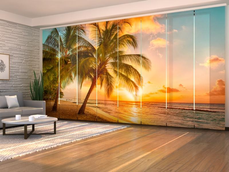 Paneļu aizkari (8 daļas) Tropical Coast Home Trends