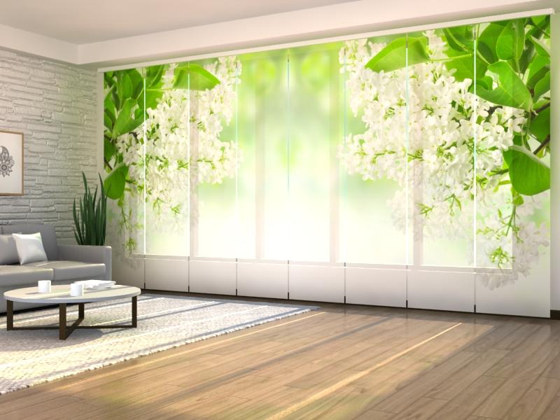 Paneļu aizkari (8 daļas) White Lilac Home Trends