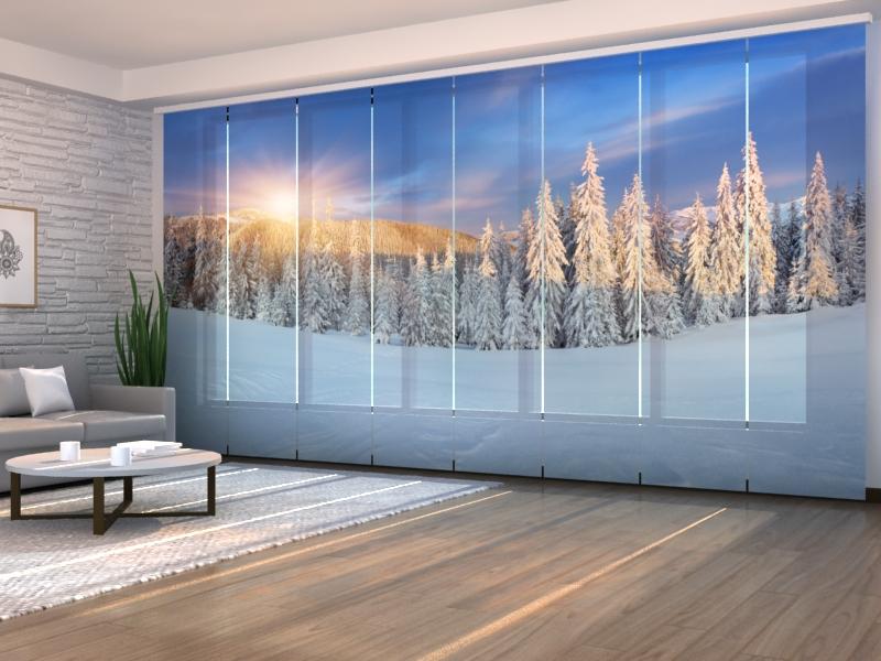 Paneļu aizkari (8 daļas) Winter Sunrise Home Trends