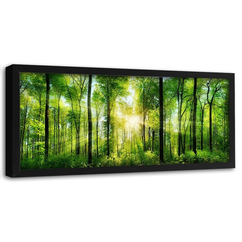 Picture in black frame PANORAMA, Sunshine  Home Trends