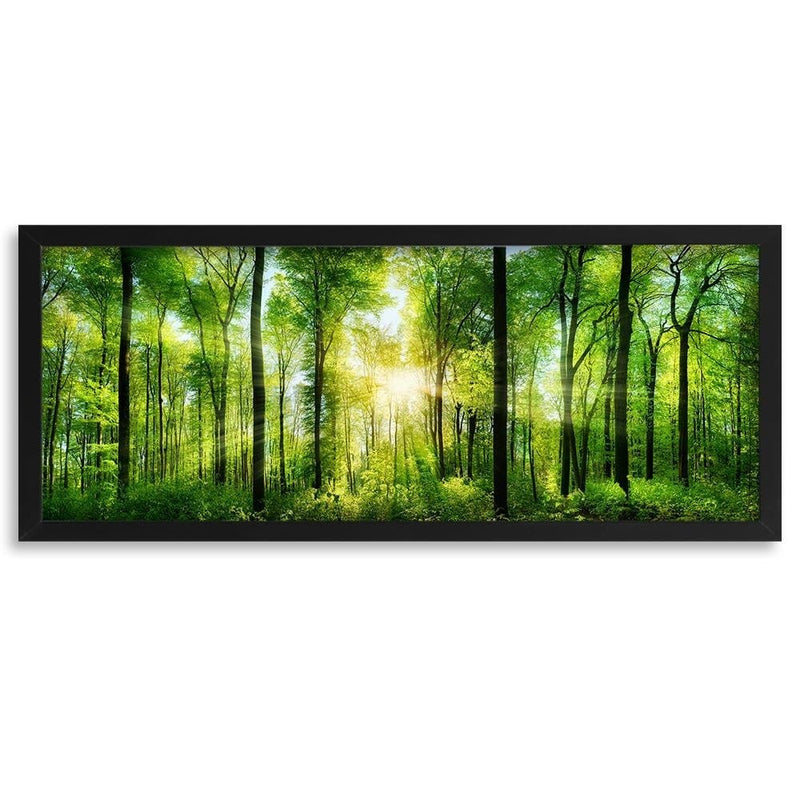 Picture in black frame PANORAMA, Sunshine  Home Trends