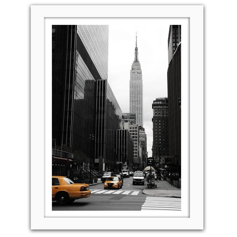 Picture in frame ZERO, Manhattan - taxi  Home Trends