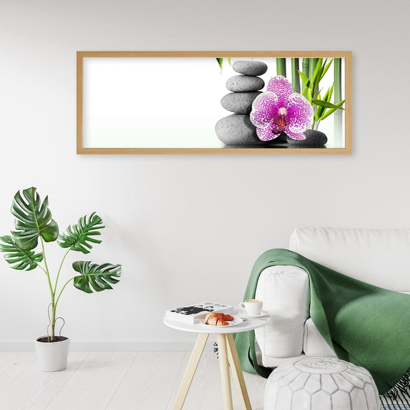 Picture in natural frame PANORAMA, Zen Composition 2  Home Trends