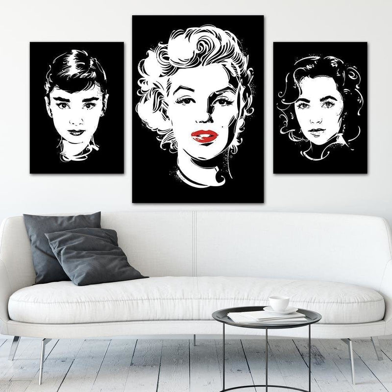 Posteris (plakāts) - American Actress Black And White  Home Trends DECO