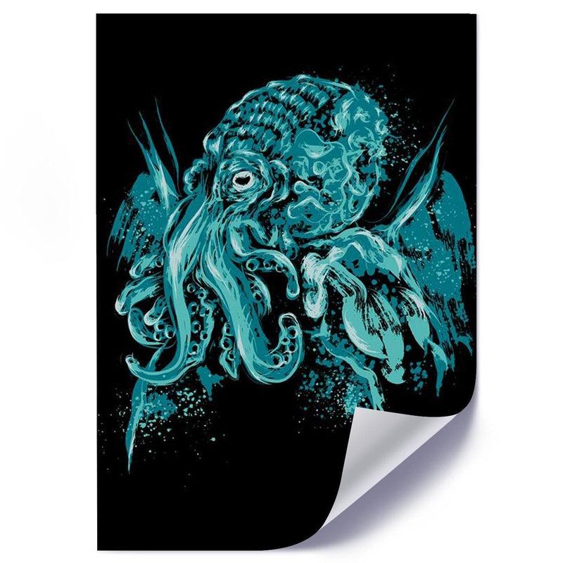 Posteris (plakāts) - Cthulhu Pop Art Blue  Home Trends DECO