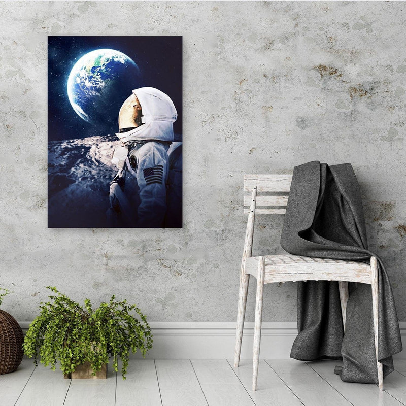 Posteris (plakāts) - Galaxy Art Print Blue  Home Trends DECO