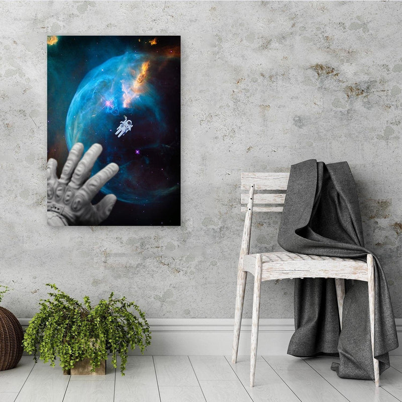 Posteris (plakāts) - Galaxy Artwork Blue  Home Trends DECO