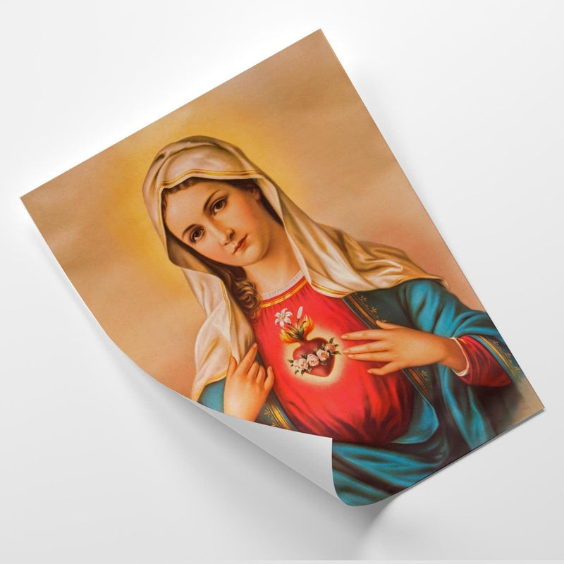 Posteris (plakāts) - Heart Of The Virgin Mary  Home Trends DECO