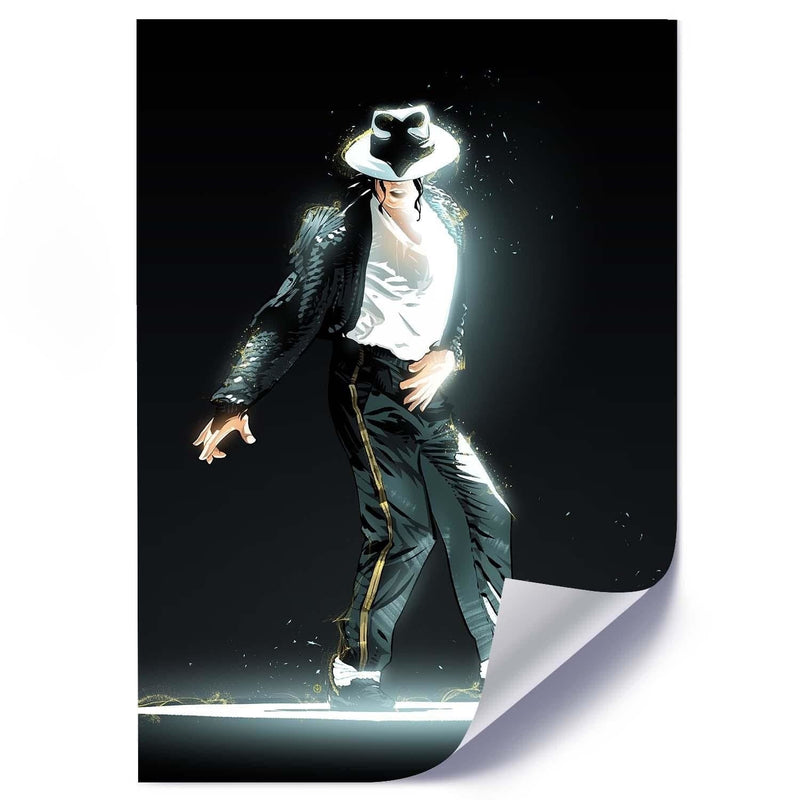 Posteris (plakāts) - King Of Pop Icon Black  Home Trends DECO