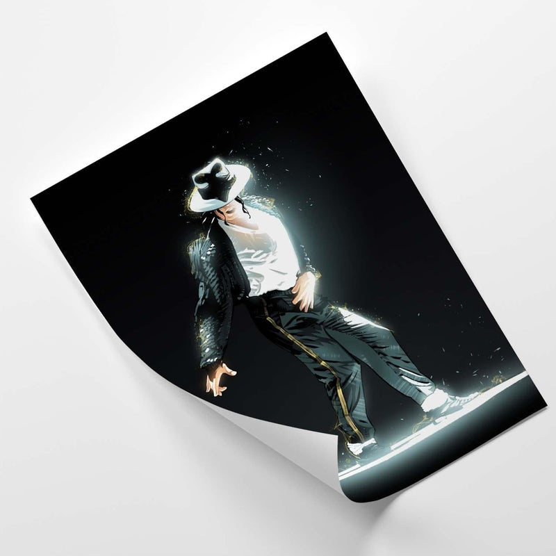 Posteris (plakāts) - King Of Pop Icon Black  Home Trends DECO